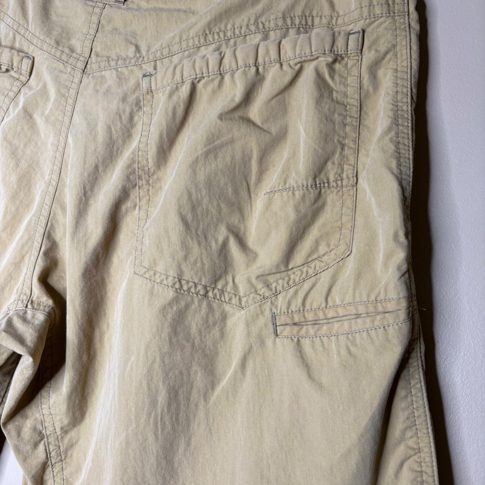 Kuhl Mens Khaki Hiking Shorts Size 32 Cotton Nylon Utility Trail Gorpcore Tan - Picture 5 of 11